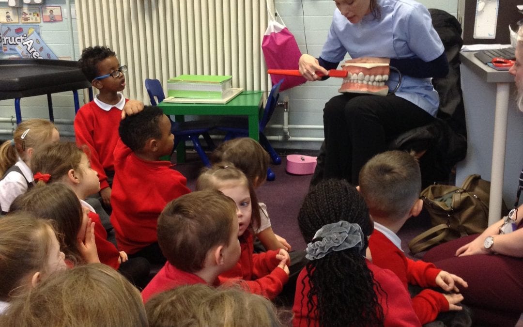 Dental Nurse visits Reception