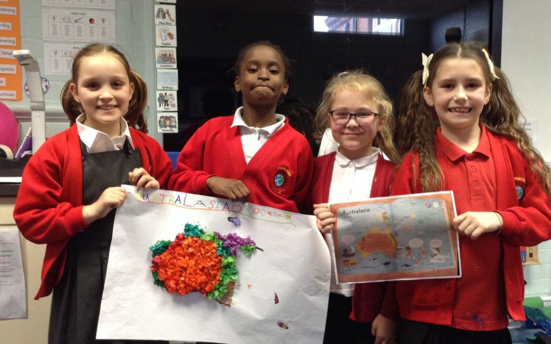 Year 3 learning about maps