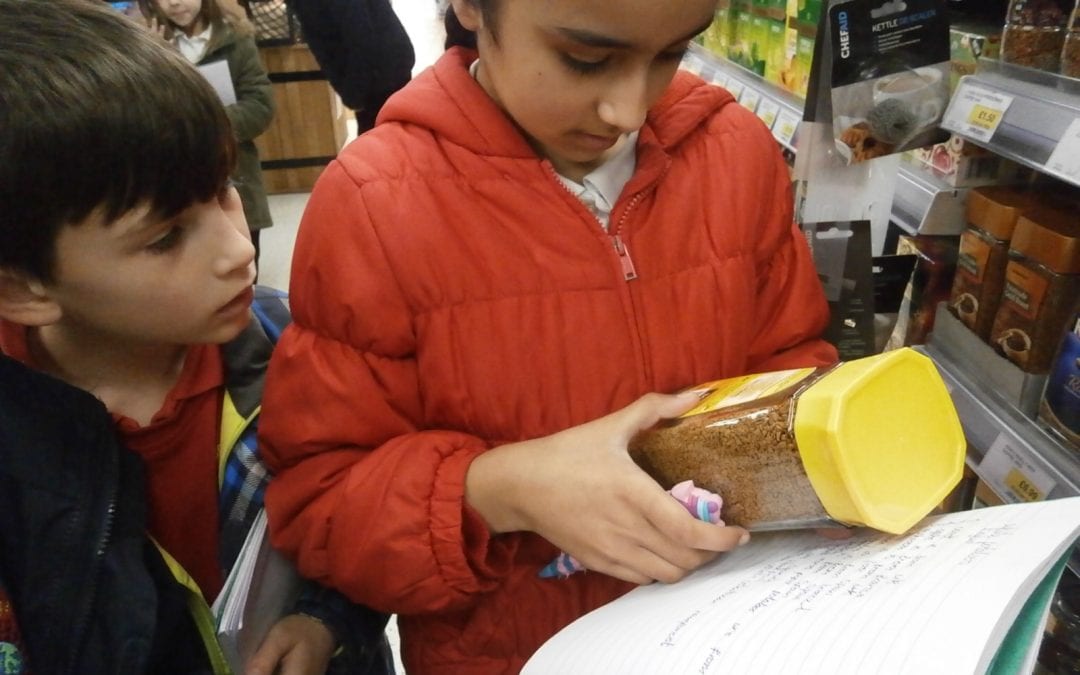 Co-operative learning at the supermarket