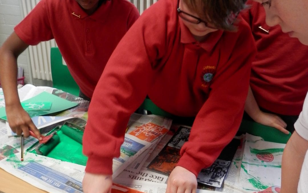 Year 5 – Birmingham city skyline prints