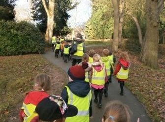 1B visit Stirchley library.