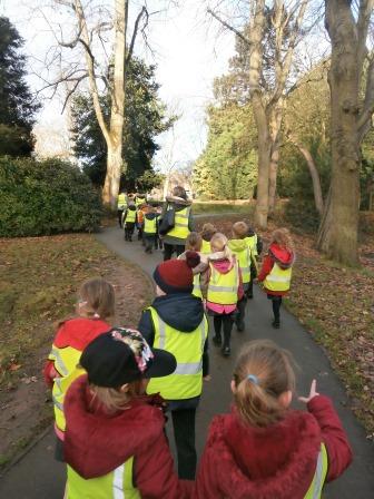 1B visit Stirchley library.