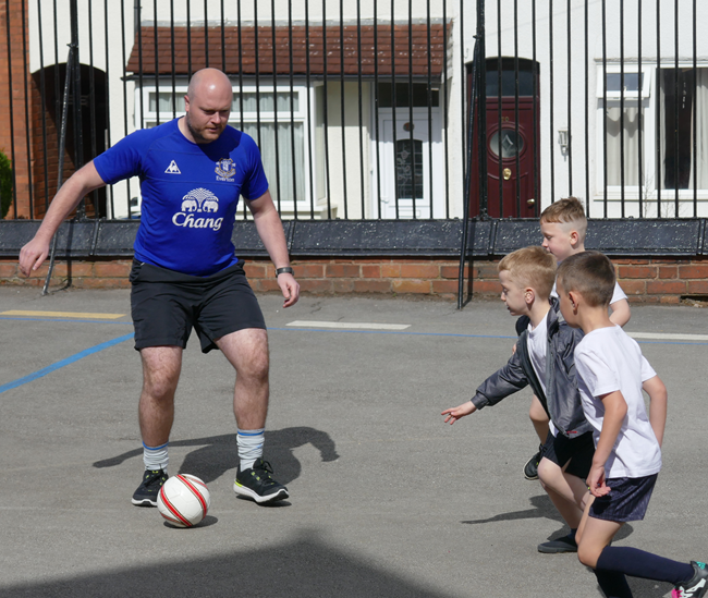 UNICEF KS1 vs Staff Football Match